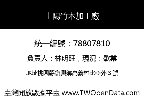 上陽竹木加工廠