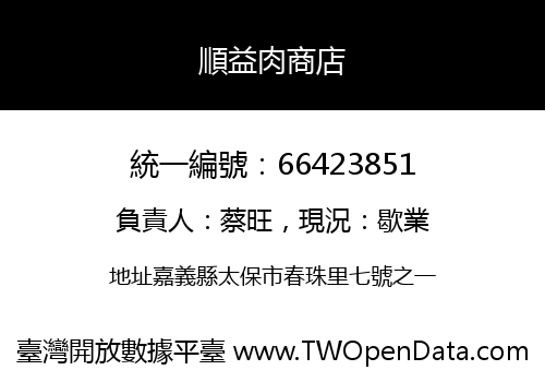 順益肉商店