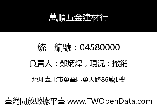 萬順五金建材行