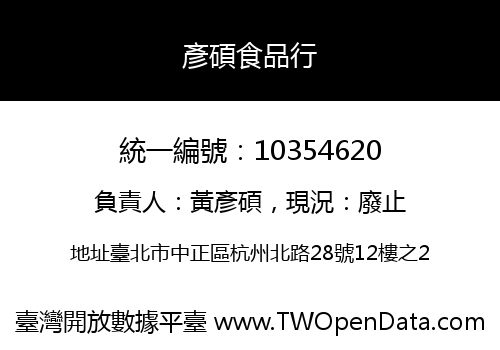 彥碩食品行