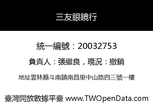 三友眼鏡行