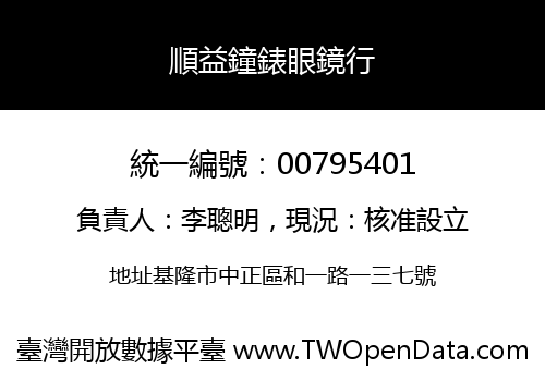 順益鐘錶眼鏡行
