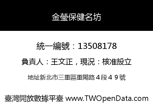 金瑩保健名坊