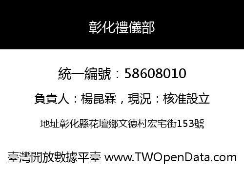 彰化禮儀部