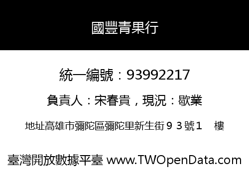國豐青果行