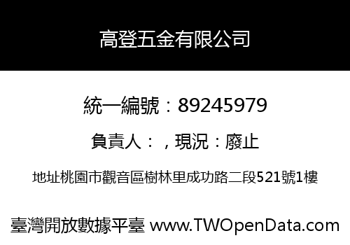 高登五金有限公司