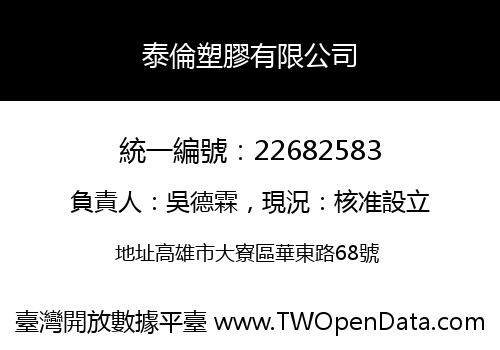 泰倫塑膠有限公司