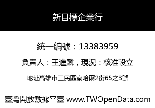 新目標企業行