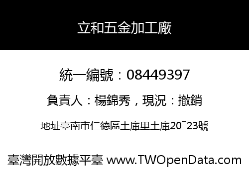 立和五金加工廠