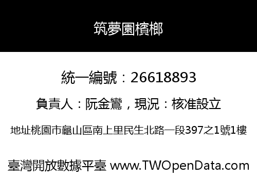 筑夢園檳榔