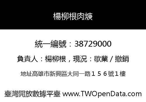 楊柳根肉焿