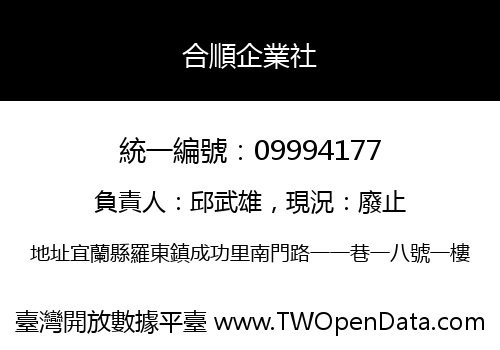 合順企業社