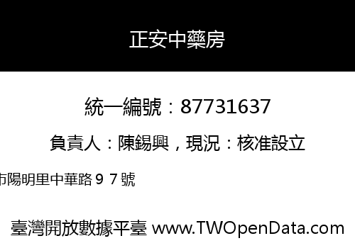 正安中藥房
