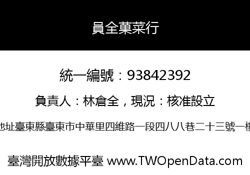 員全菓菜行