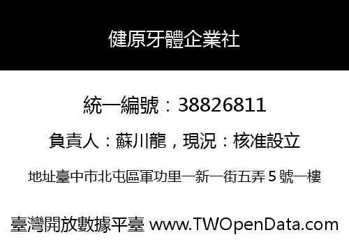 健原牙體企業社