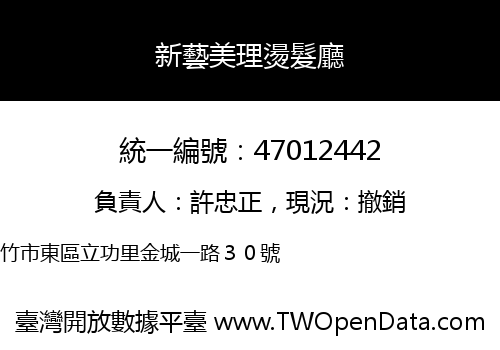 新藝美理燙髮廳