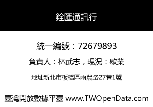 銓匯通訊行