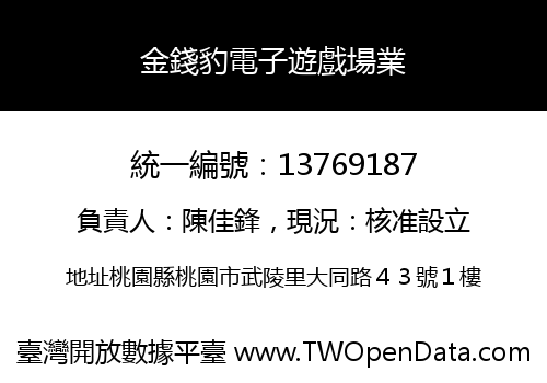 金錢豹電子遊戲場業