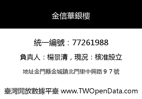 金信華銀樓