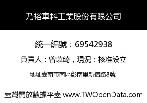 乃裕車料工業股份有限公司