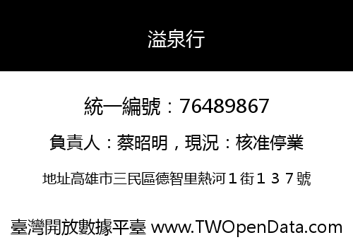 溢泉行