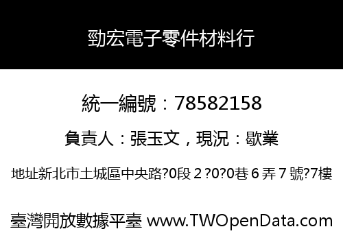勁宏電子零件材料行