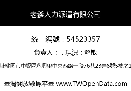 老爹人力派遣有限公司