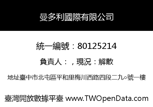 曼多利國際有限公司