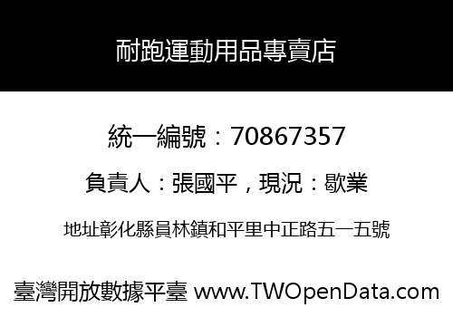耐跑運動用品專賣店