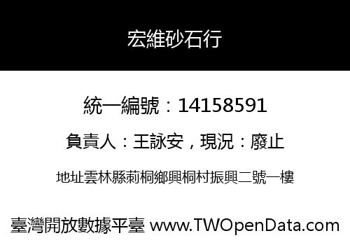 宏維砂石行