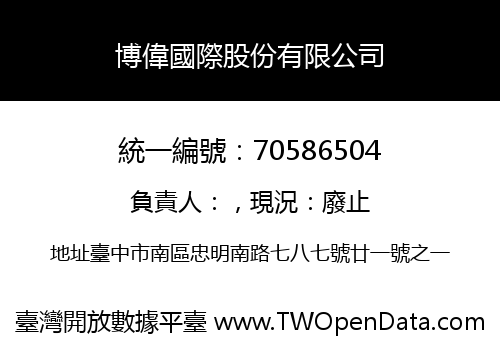 博偉國際股份有限公司