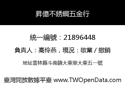 昇億不銹鋼五金行