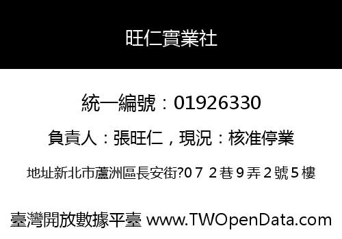 旺仁實業社