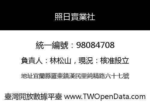 照日實業社