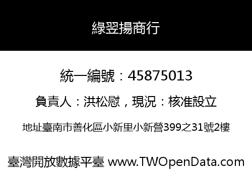 綠翌揚商行