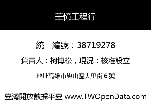 華憶工程行
