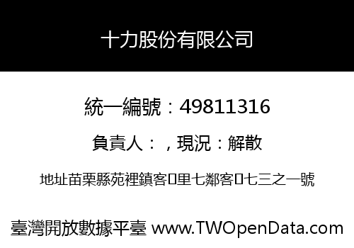 十力股份有限公司