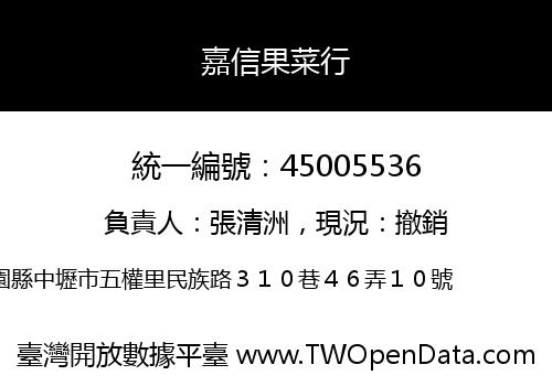 嘉信果菜行