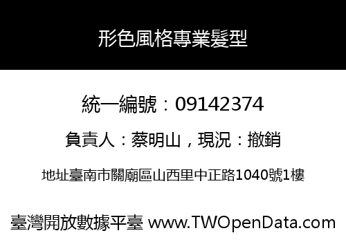 形色風格專業髮型