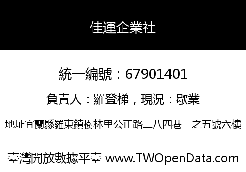 佳運企業社