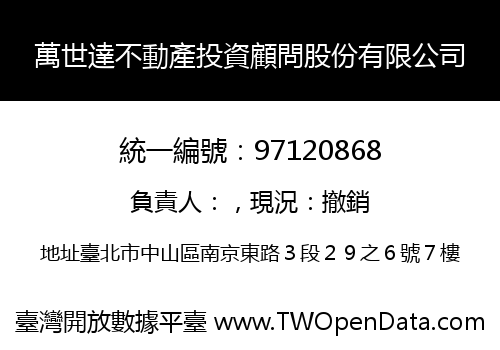 萬世達不動產投資顧問股份有限公司