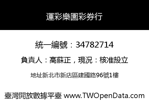 運彩樂園彩券行