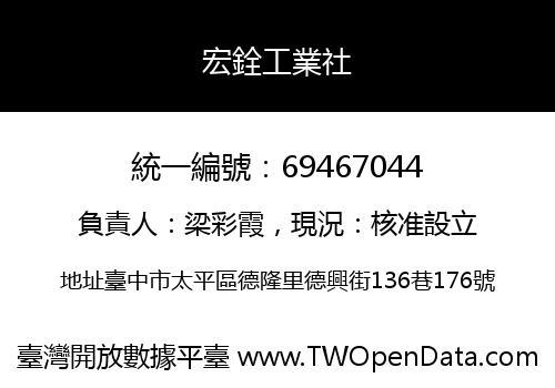 宏銓工業社
