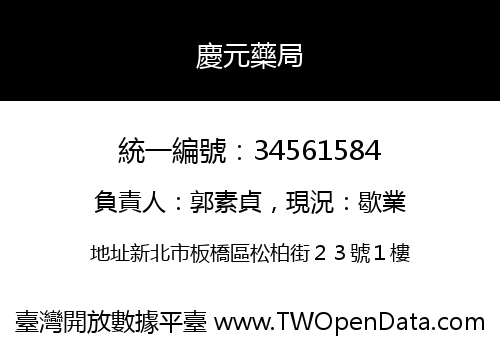 慶元藥局