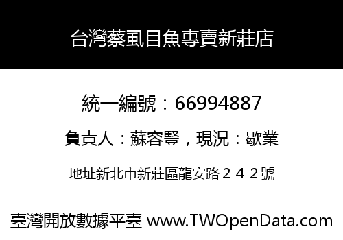 台灣蔡虱目魚專賣新莊店