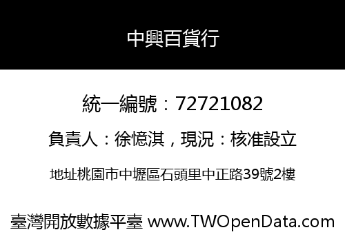 中興百貨行