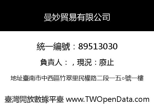 曼妙貿易有限公司