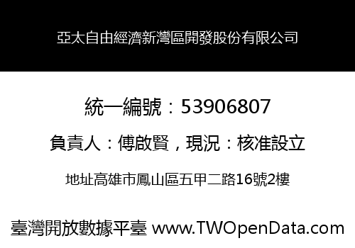 亞太自由經濟新灣區開發股份有限公司