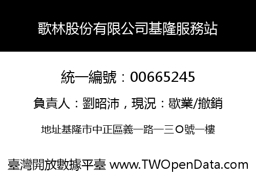歌林股份有限公司基隆服務站