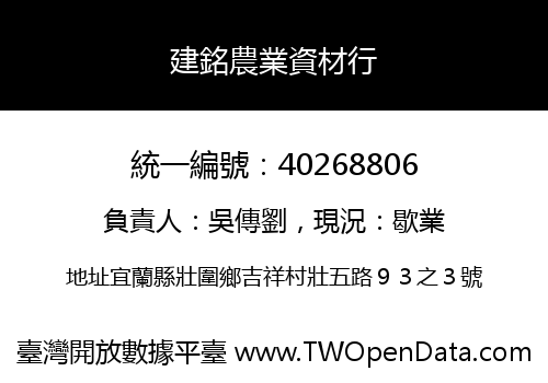 建銘農業資材行